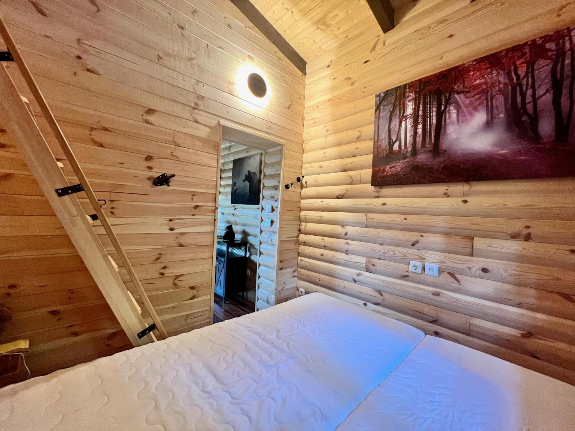 Holzhaus Baerenhoehle Am Wald Und See 네우루핀 외부 사진